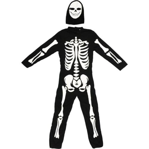 Kids 3D Skeleton Halloween Costume Kids Unisex Boys Girls Kids Pajama Skeleton Costume Outfit Pants Children Halloween
