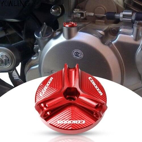For Honda CB1000R CB 1000R Motorcycle Accessories M20*2.5 Aluminum Engine Magnetic Oil Drain Plug Filter Cup Plug Cover Screw