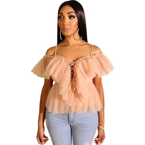 Блузки с открытыми плечами Doyerl China At AliExpress