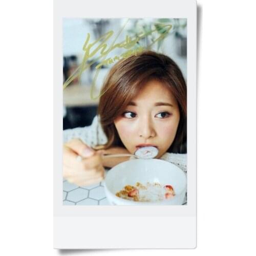 TWICE Tzuyu autographed signed original photo 4*6 inches collection freeshipping 072017