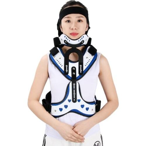 Head and Neck Chest Fixed Brace Cervical Thoracic Orthosis FOR Neck Sprain Cervical Spondylitis Thoracic Stability Fracture