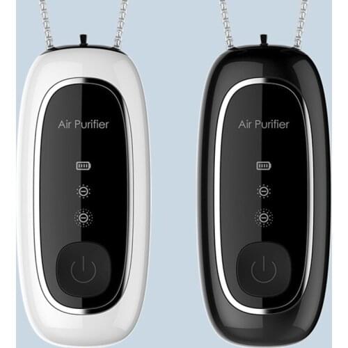 Negative Ion Generator Smart Air Purifier Remove Formaldehyde Bacteria Necklace 2 Gears Concentration Adjustable Portable