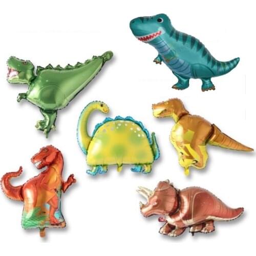 1 pc Giant Dinosaur Foil Decoration Inflatable Balloons Photo Prop Toy For Boys Birthday Party Decor Jurassic World Decorations