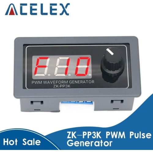 ZK-PP3K PWM pulse generator lighting LED motor speed control dimming controller slow start slow stop digital display