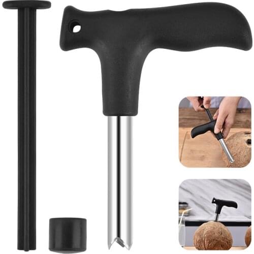 Kitchen Gadgets Stainless Steel Coconut Opener Practical Multifunctional Coconut Punching Tool Kitchen tools