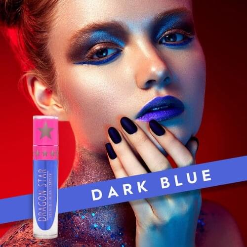 Matte Velvet Purple Black White Bite Lipstick 15 Colors Liquid Lip Gloss Waterproof Stars Blue Blood Lip Glaze Cosmetics TSLM2