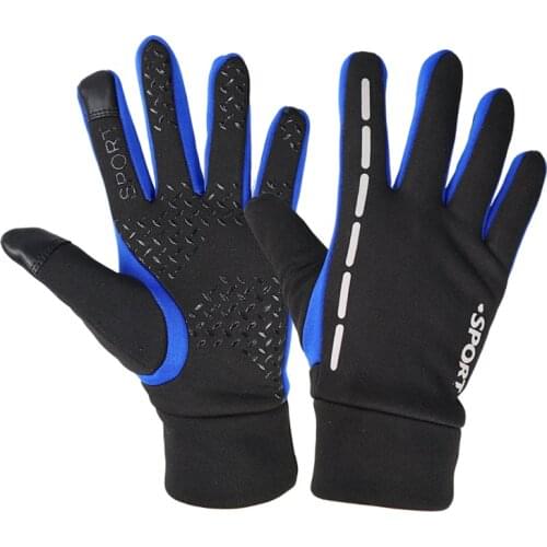 Men Winter Warm Gloves Waterproof Windproof Gloves Touchscreen for Cycling Full Finger Thicken Unisex Cycling Protection Gloves