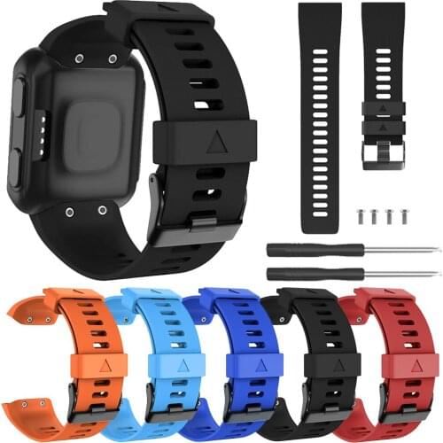 Soft Silicon Watch Band Strap Smart Watch Watchband For Garmin Forerunner 35 Wriststrap Replacement Wrist Bracelet Strap