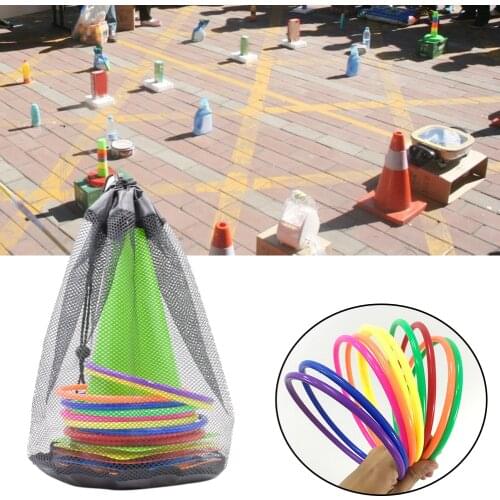 Sports Agility Practice Parent Child Party Toss Ring Set Sensory Training Kids Interactive Throwing Buckets Outdoor Playing Game