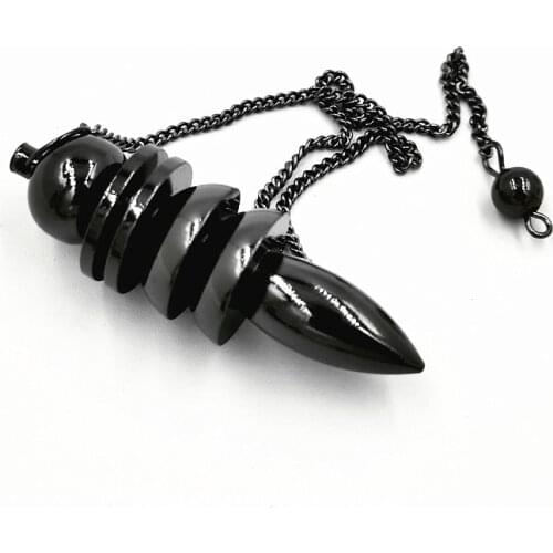 NEW Reiki pendulums for dowsing pendulum pendant male Dowsing Healing Pyramid spiritual Charms Chakra Amulet Copper