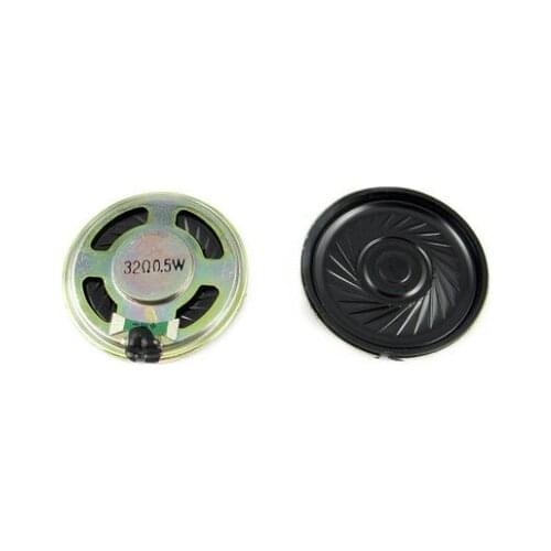 New Ultra-thin speaker 32 ohms 0.5 watt 0.5W 32R speaker Diameter 28mm 36mm 50mm