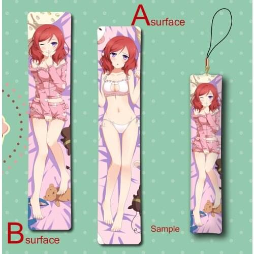 Lovelive! School Idol Project Maki Nishikino Cat Cute Anime Mini Dakimakura Keychain Pillow Hanging Ornament Phone Strap Gift