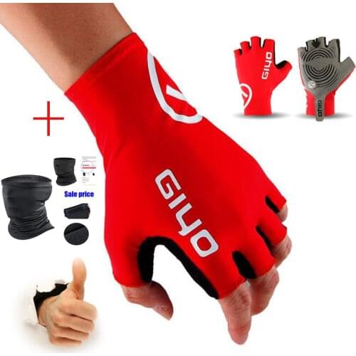 GIYO Cycling Sports Guantes MTB Gloves Anti-slip Gloves Racing Bicycle Anti-slip Gloves man cycling gloves, Gym Cycling Gloves