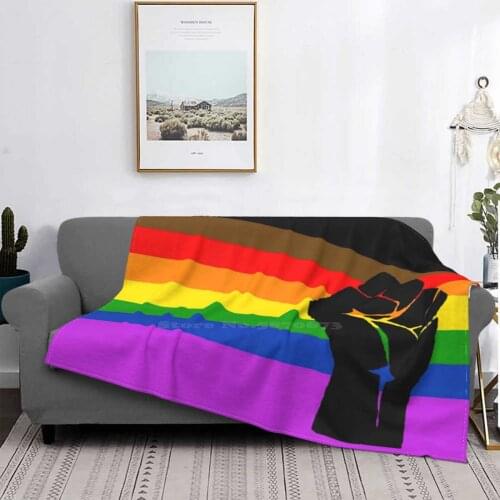 The First Pride Was A Riot Air Conditioning Blanket Fashion Soft Blanket Riot Black Lives Matter Black Lives Matter Lgbtq Gay
