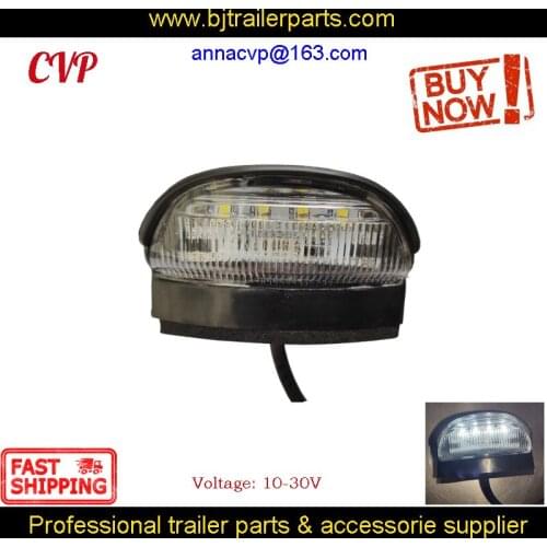 CVP LED Trailer Number Plate Lights License Plate Lamps 10-30V Submersible Boat Truck Bus Caravan Camper Accessories RV Parts