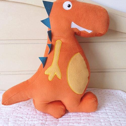 Lovely cartoon pillow large dinosaur amusement park childrens bedding cushion cute pillow Home Furnishing bedding cartoon toy