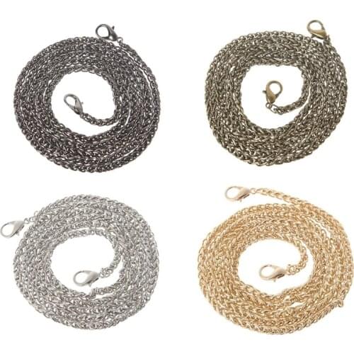 Replacement Purse Chain Strap Handle Shoulder Crossbody Handbag Bag Metal 120cm