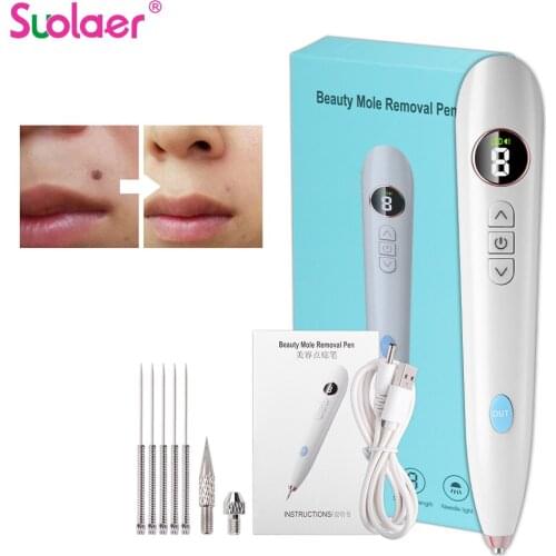 LED Plasma Pen LED Lighting Laser Tattoo Mole Removal Machine Face Care Skin Tag Removal Freckle Wart Dark Spot Remover Dropship