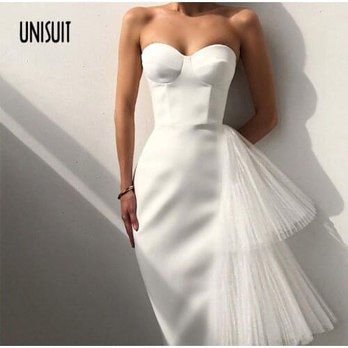 Летние платья с открытыми плечами UNISUIT China At AliExpress