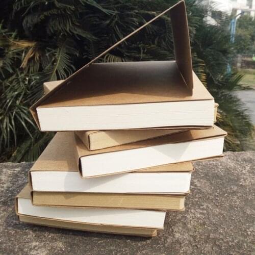 Vintage Kraft Paper Sketchbook A5 Thicken Beginner Coloring Drawing Board Adults Student Doodle Notebooks Art Supplies Accessory