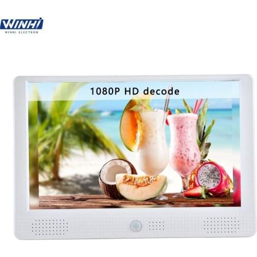 High Quality 10.1 Inch Indoor Motion Sensor Switch Ad Player For Hotel 1080P HD Video Decode Professional Lcd Advertising Diapla