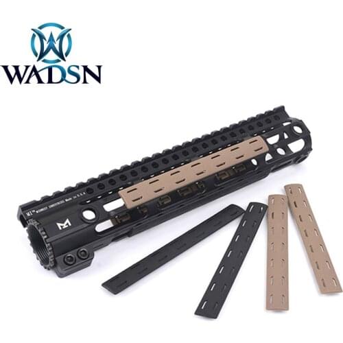 WADSN 5pcs/set Airsoft BCM M-Lok Rail Cover Hunting Tactical Softair Polymer mlok Handguard Protector Rifle Weapon Accessories
