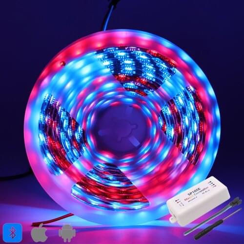 WS2812B WS2812 RGB Led Strip Light SP105E Wifi controller Kit 30/60LEDs/m DC5V