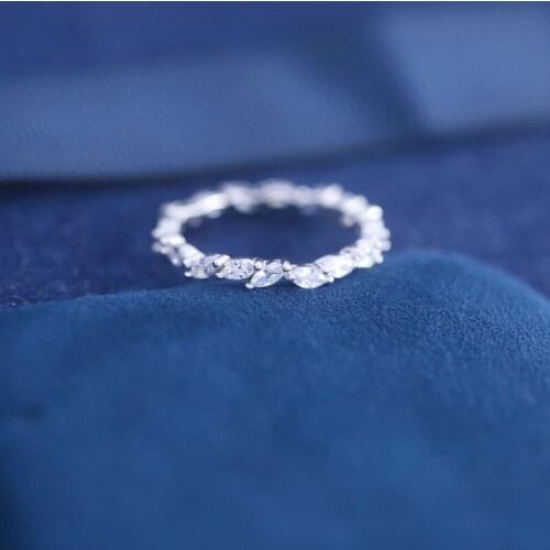 SLJELY Fashion S925 Sterling Silver Shining Festival Dainty Ring Paved AAA Cubic Zirconia Women Fine France Luxury Brand Jewelry