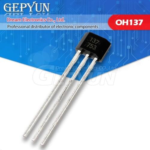 10pcs OH137 Hall Effect Sensor for Highly Sensitive Instruments TO-92S In-kind Shooting new