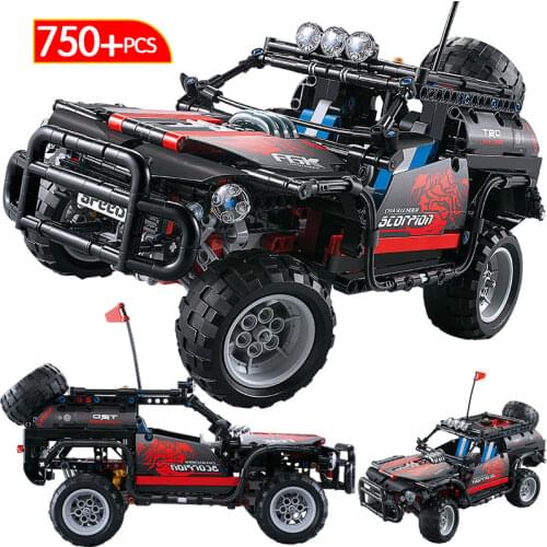 750pcs Scorpion-suv Vehicle Model Building Blocks Technical Car City Bricks Sets Education Toys for Children Gifts
