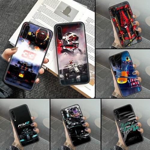 Formula 1 Phone Case For Samsung Galaxy A10 A12 A20E A21S A30 A32 A40 A50 A51 A52 A70 A71 A72 A5 A6 A7 2018 black soft