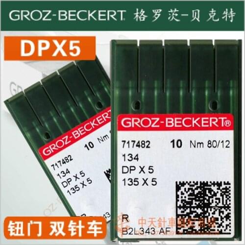 Germany GROZ-BECKERT DP*5 DPX5 Button Door Double Machine Needle
