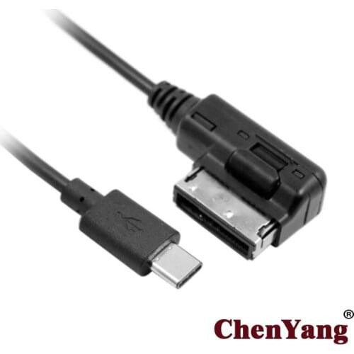 Zihan USB-C USB 3.1 Type C Media In AMI MDI Charge Adapter Cable For Car VW AUDI 2014 A4 A6 Q5 Q7 & for Chromebook