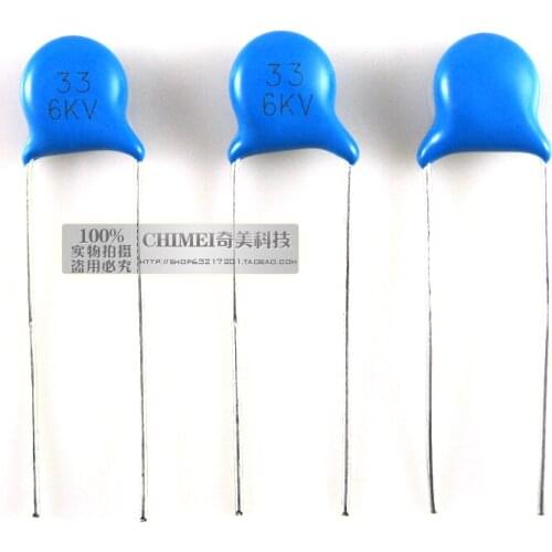 High-voltage ceramic capacitors 6KV33J 6KV33P LCD TV backlight capacitor