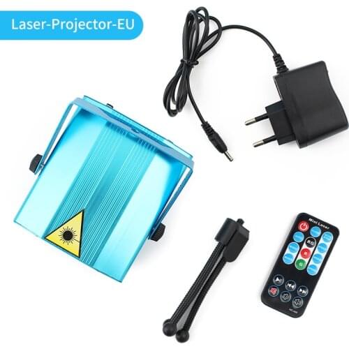 Flashing LED Laser Lights Activated Projector Stage Light Sound Auto LED Lights For DJ Disco Party Show With Remote Controller