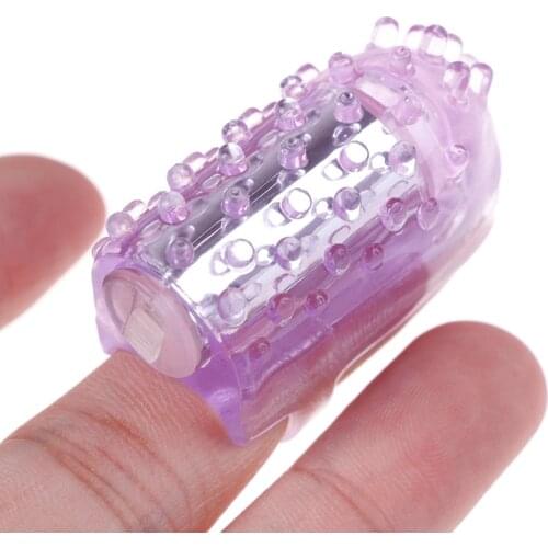 New Silicone Vibrator Finger Sleeve Brush Vibrating G-spot Massage Clitoris Vagina Stimulator Sex Toys for Women Couple Flriting