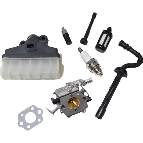 New Pack of Carburetor Air Oil Filter Fuel Line Hose Tube Spark Plug Gasket Fit for Stihl Ms210 Ms230 Ms250 021 023 025