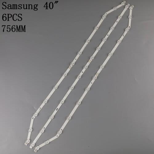 Original LED Backlight strip 13 lamp For Samsung 40"TV D3GE-400SMB-R3 D3GE-400SMA-R2 UE40H6203AW UE40H6203AK LM41-00001V
