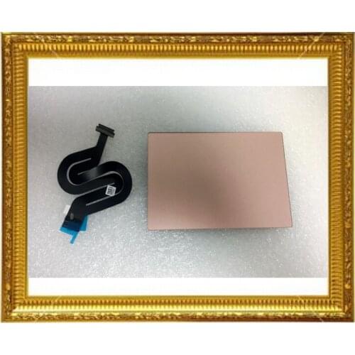 Original A1534 Trackpad Touchpad Rose Gold Color For Macbook Retina 12'' A1534 Trackpad with Cable 2016 2017 Year