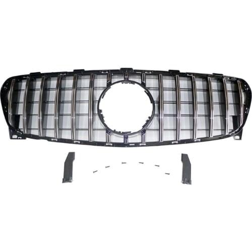 Front Grill For Mercedes Benz GLA X156 GLA200 GLA250 GLA45 AMG 2017 2018 2019 GT R Panamericana Bumper grille Mesh Protection