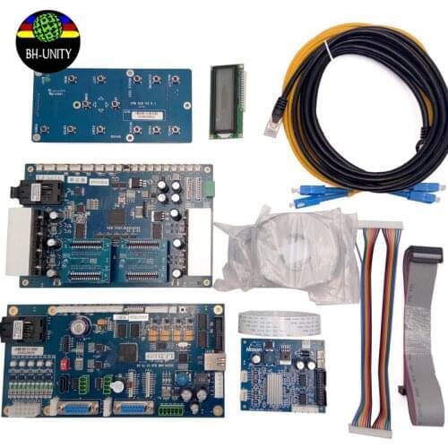 HOSON xp 600 board set for dx10 dx11 print head eco solvent printer xp600 double head board kit usb version with cable