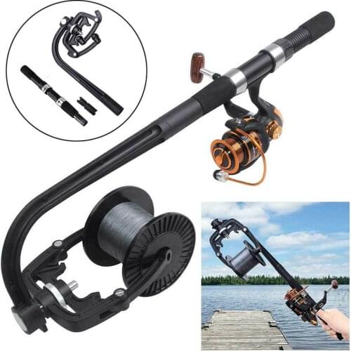 Portable Fishing Line Reel Spooler System Machine Spooling Staion Line Winder Line Loader New Arrival 2021