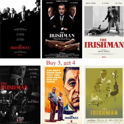 The Irishman posters high definition home decoration glossy paper wall stickers