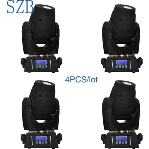 4 PCS SZB Professional 120W LED Moving Head Spot Light for Stage Theater Disco Nightclub Party/SZB-MH120