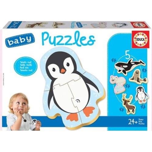 Educa 19 Piece Pole Animals Baby Puzzle 18588