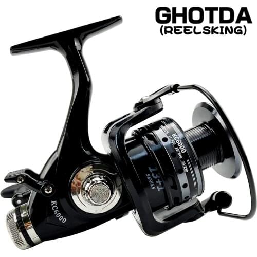 Double Brake Fishing Wheel Carp Metal Spool Surf Spinning Reel 5.2:1 Tackle Sea Casting Fishing Reels