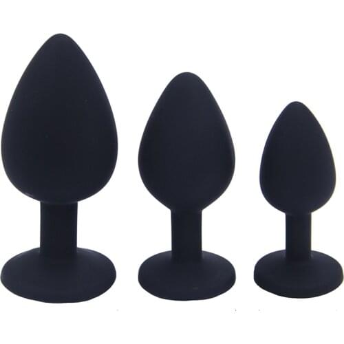 Silicone Butt Plug Anal Plug Unisex Sex Stopper Adult Sex Toys Men/Women Prostate Massager Anal Trainer for Couples/Gay