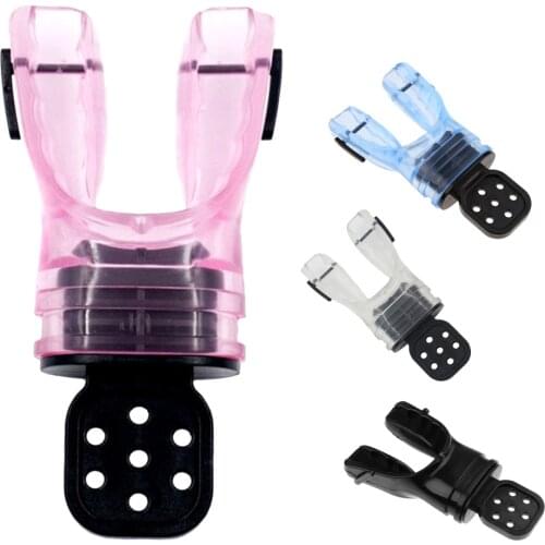 Scuba Diving Silicone Comfort Moldable Bite Mouthpiece With Regulator Scuba Diving Mouthpiece