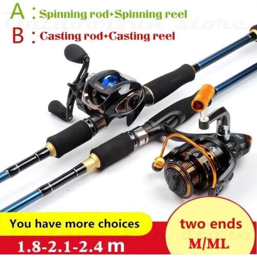 Ultralight Superhard Fishing Rod 2 Sections Casting Spinning Reel Set Tele Surf Jigging Feeder Carp Fish Carbon Fiber Pole Pesca