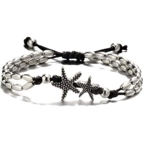 Vintage Anklet on Leg Bead Starfish Ankle Bracelet for Women Beach Accessories Foot Anklet Jewelry Gift